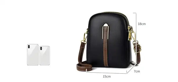 Mini Crossbody Skulder Telefon Taske